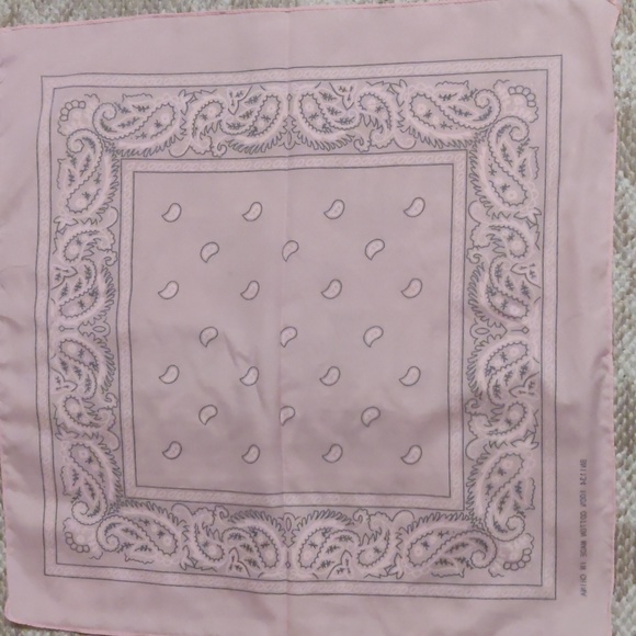 12 Pink Paisley Bandanas - Picture 2 of 5